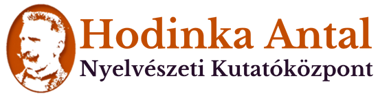Hodinka Antal Nyelvészeti Kutatóközpont